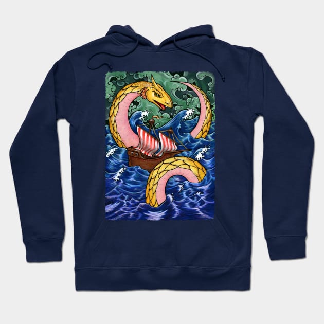 Sea Serpent Hoodie by DarlaHallmark